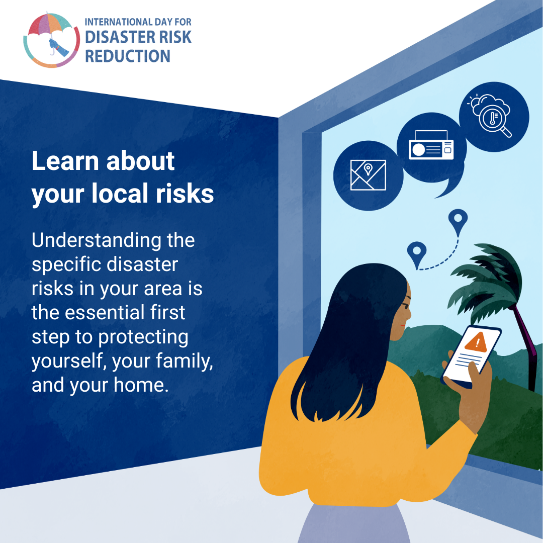 Campaign card for Learn about your local risks