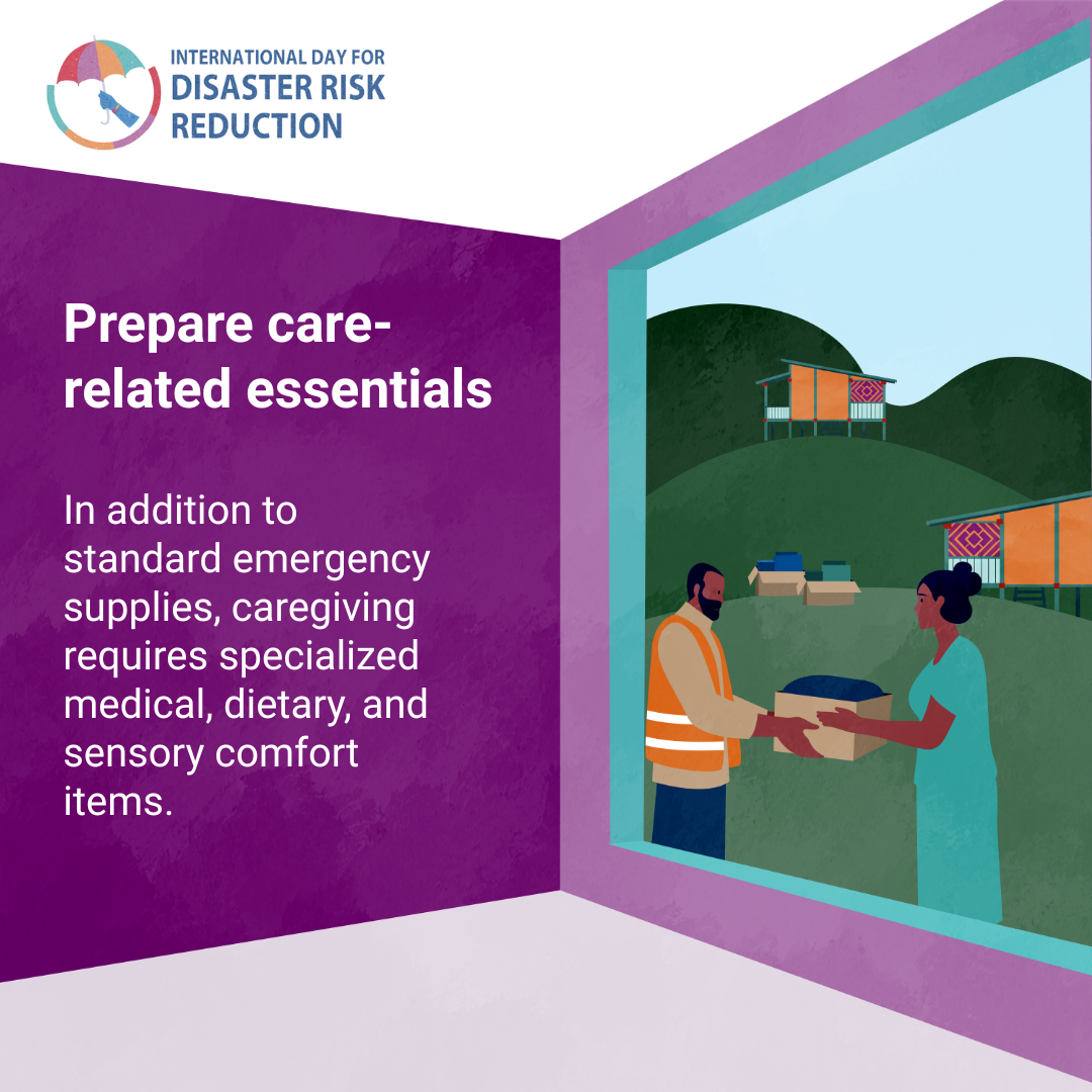 Campaign card for Prepare care-related essentials