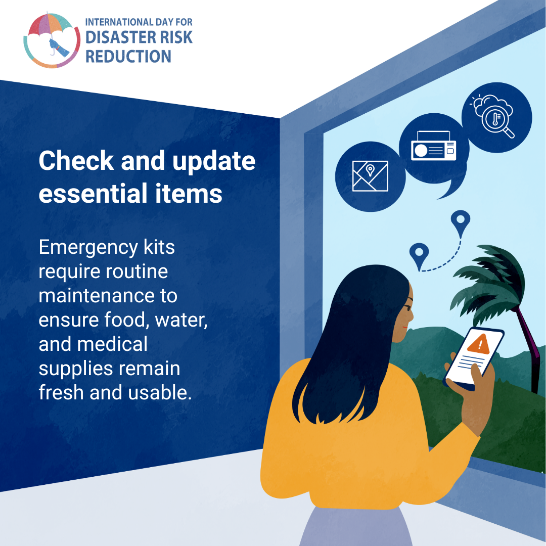 Campaign card for Check and update essential items