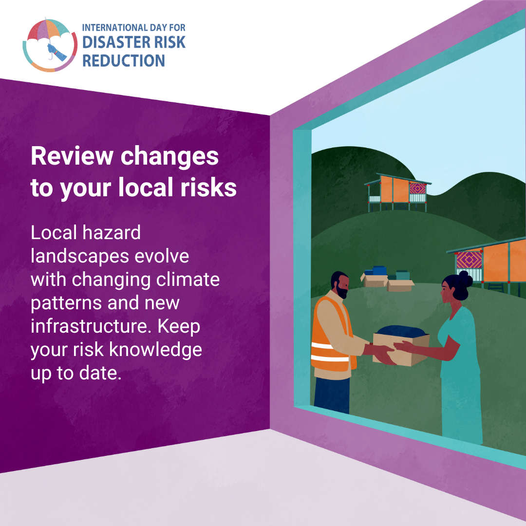 Campaign card for Review changes to your local risks