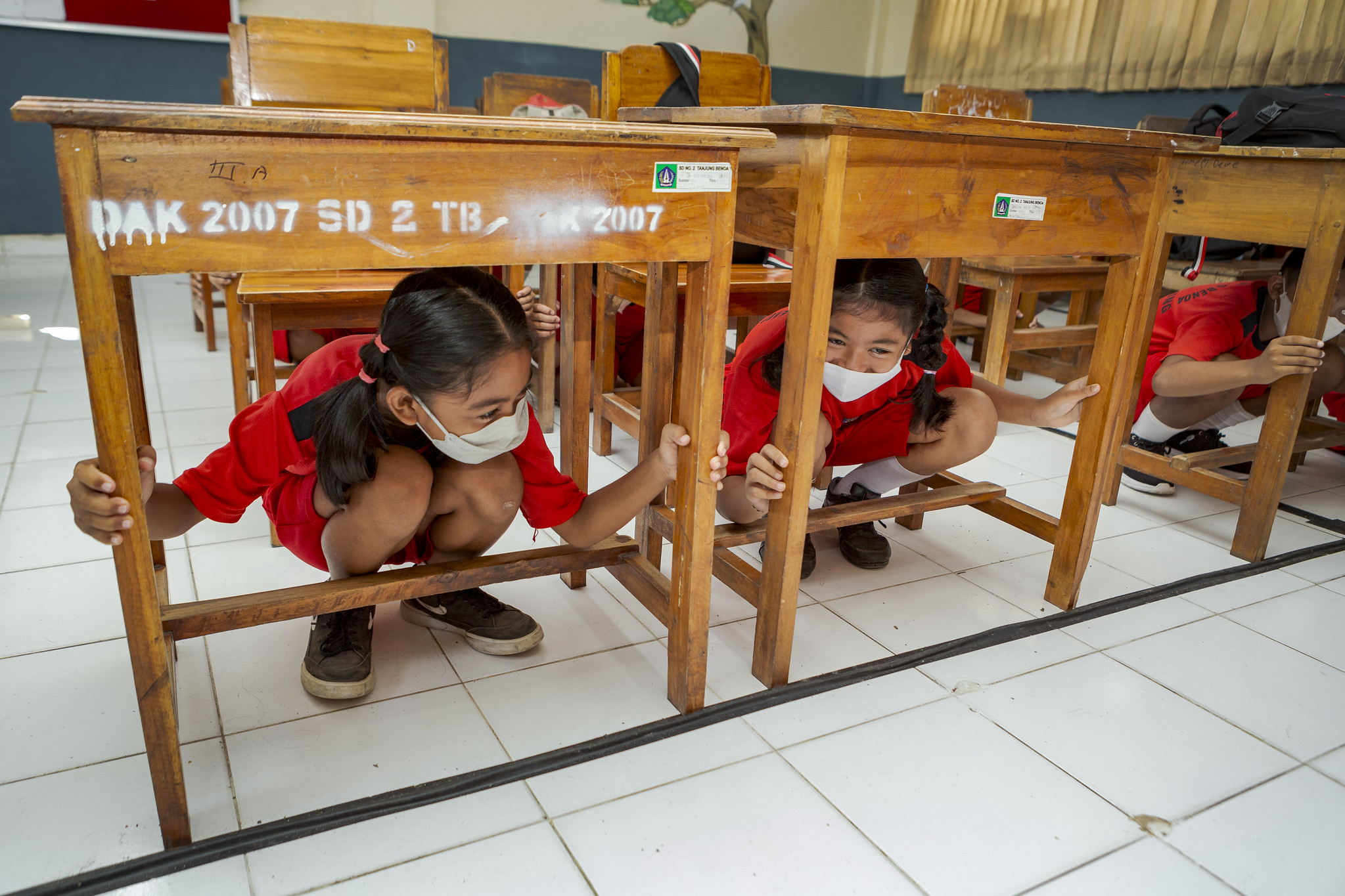 School Tsunami Preparedness Activity in Bali
