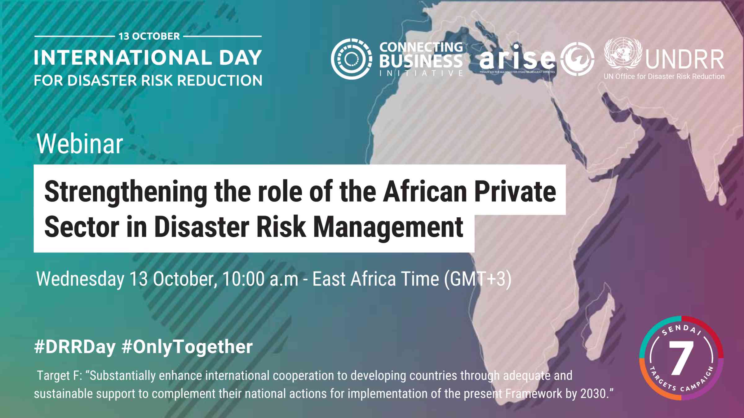 Webinar: Strengthening the Role of the African Private Sector in DRR