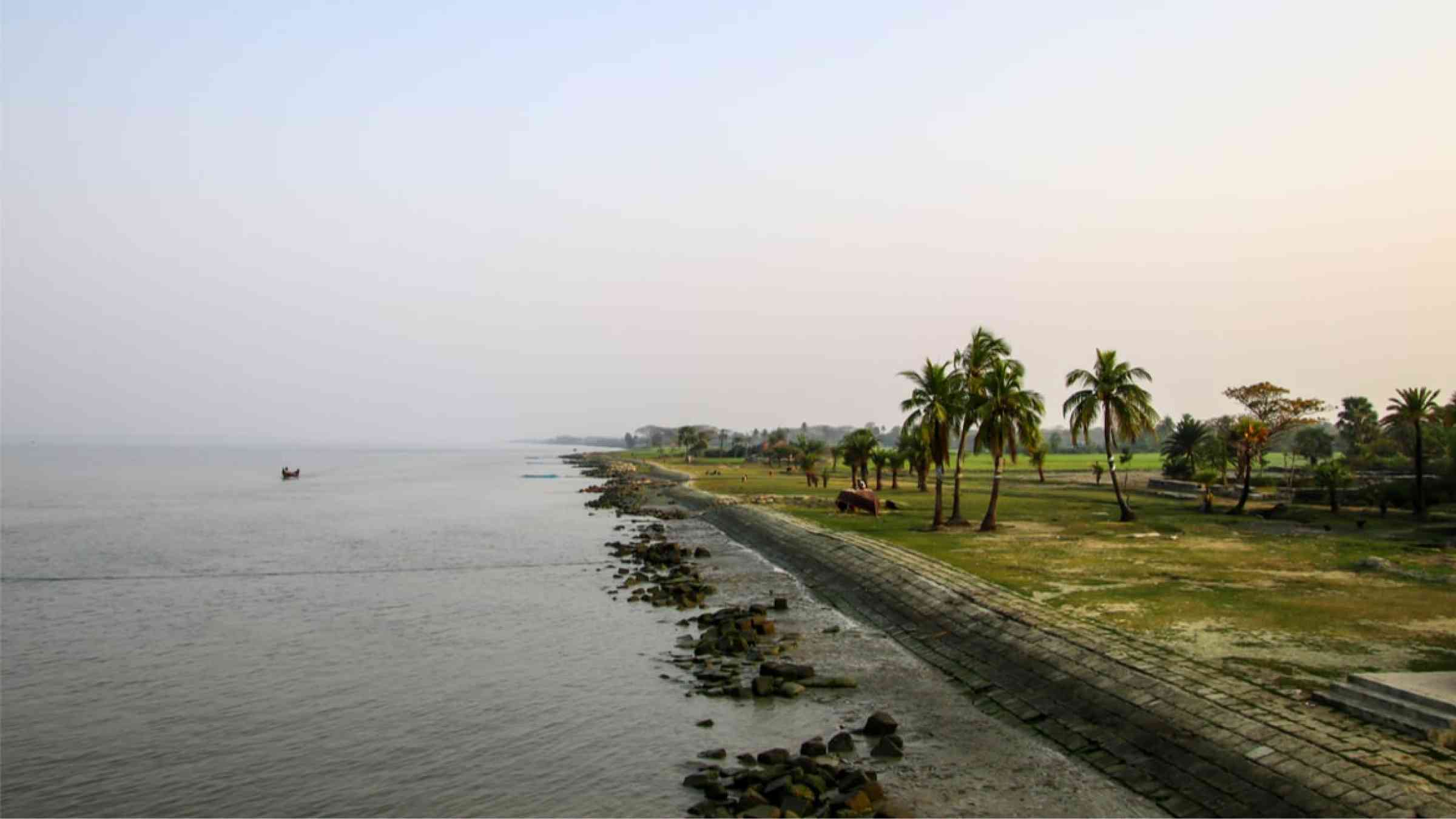 View of the Bangaldesh coast
