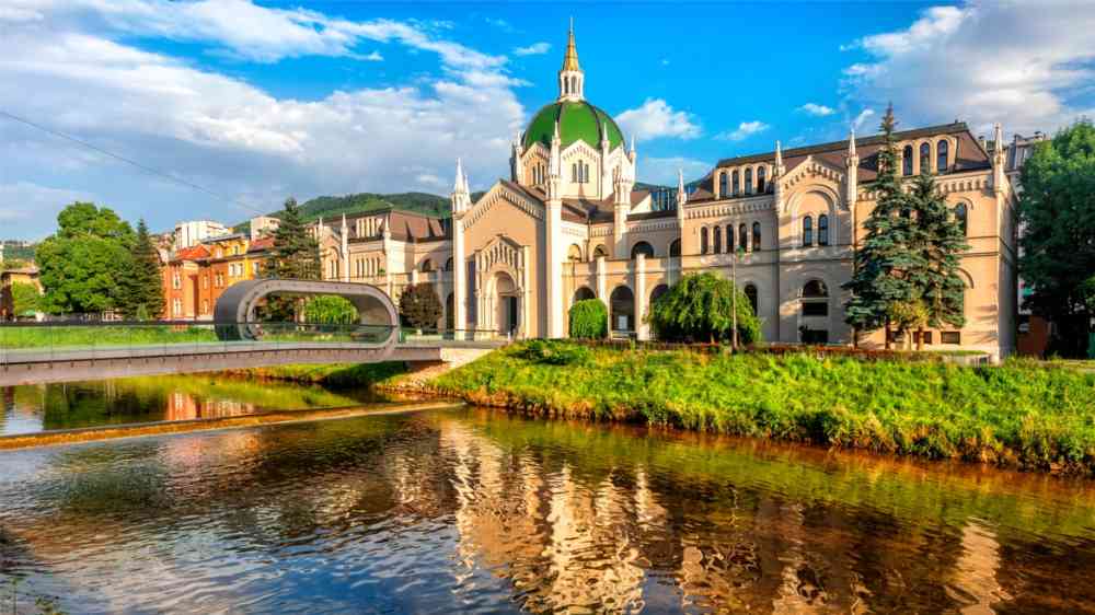 Sarajevo river in Bosnia and Herzegovina