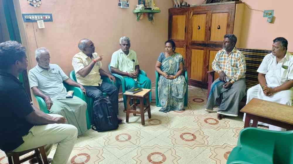 Local community coming together to develop Community Risk Registers in Cuddalore, Tamil Nadu