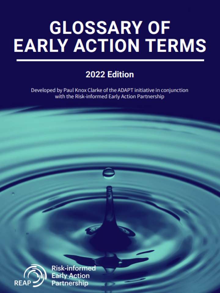 Glossary of early action terms: 2022 edition